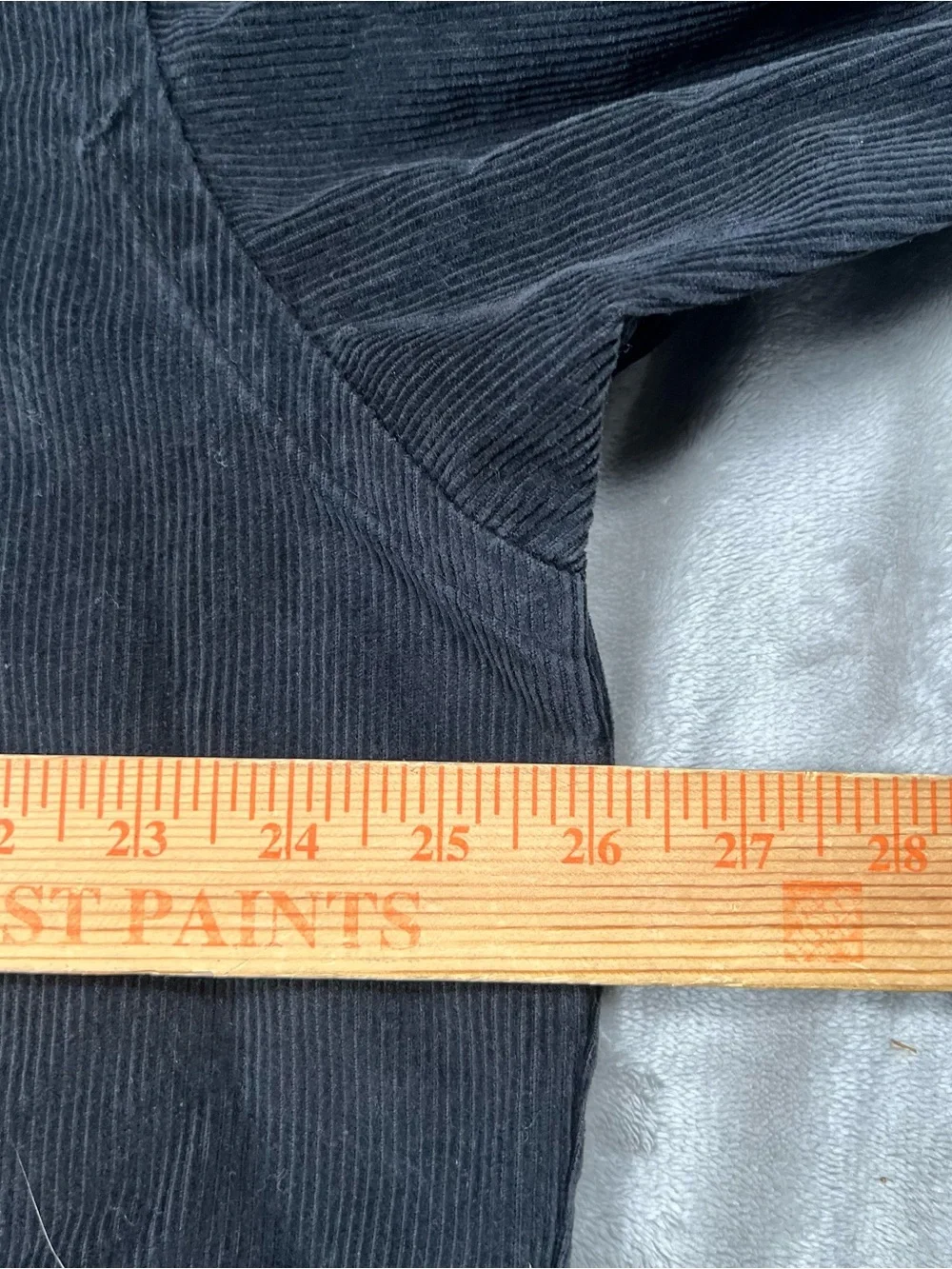 Vintage Polo Ralph Lauren Blake Corduroy Shirt Mens L Black Button Down USA Made